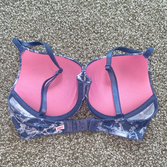 PINK Victoria’s Secret Wear Everywhere Push-Up Bra Tie Dye - Picture 2 of 4